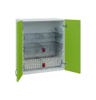 MBH - 65D2 horní skříňka boxová, 2-dveřová, 770x654x440, korpus bílý, dvířka jarní zeleň